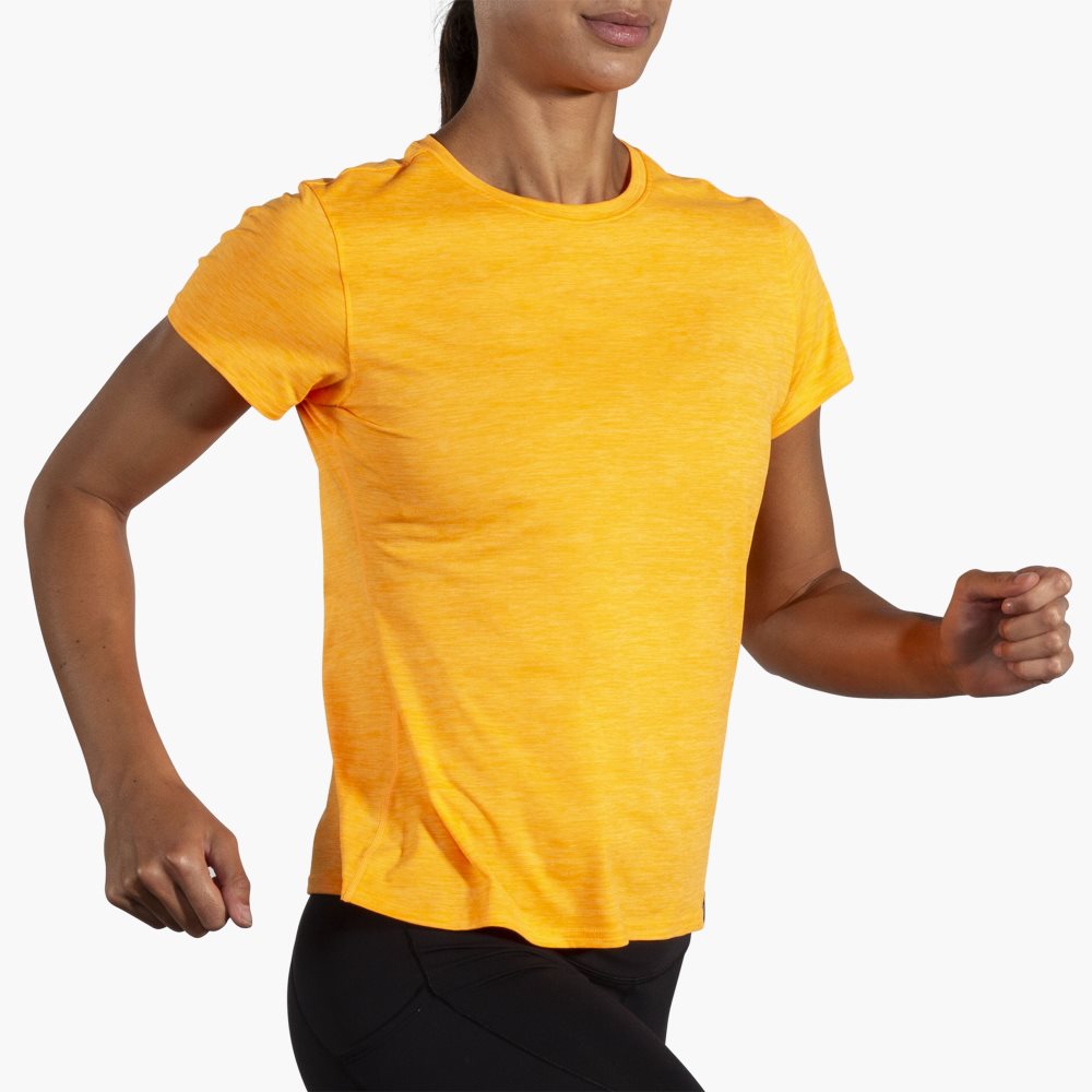 Brooks Luxe Short Sleeve Orange | 45QUJVWBR