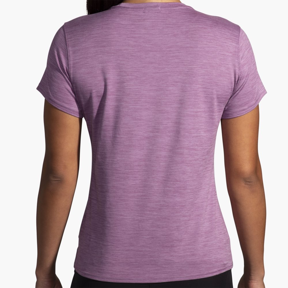 Brooks Luxe Short Sleeve Purple | 09LTMQEAF