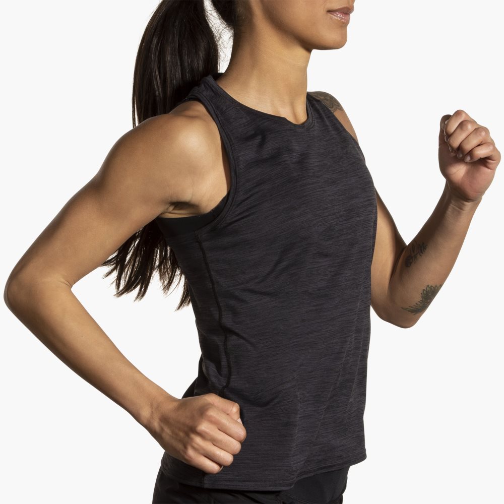 Brooks Luxe Tank Black | 24WNYSLUV