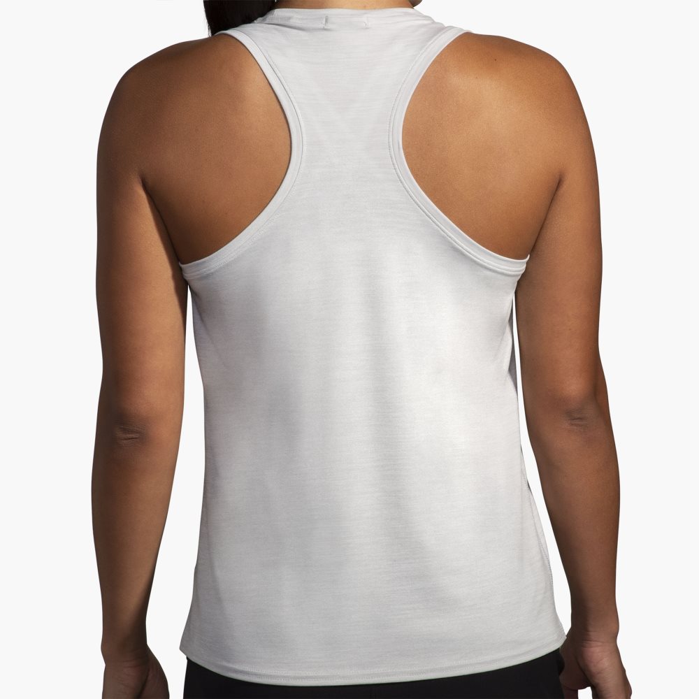 Brooks Luxe Tank Light Grey | 90DCJQLWN