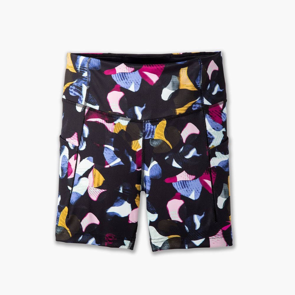 Brooks Method 5 Short Tight Fast Floral Print | 46IWERZQY