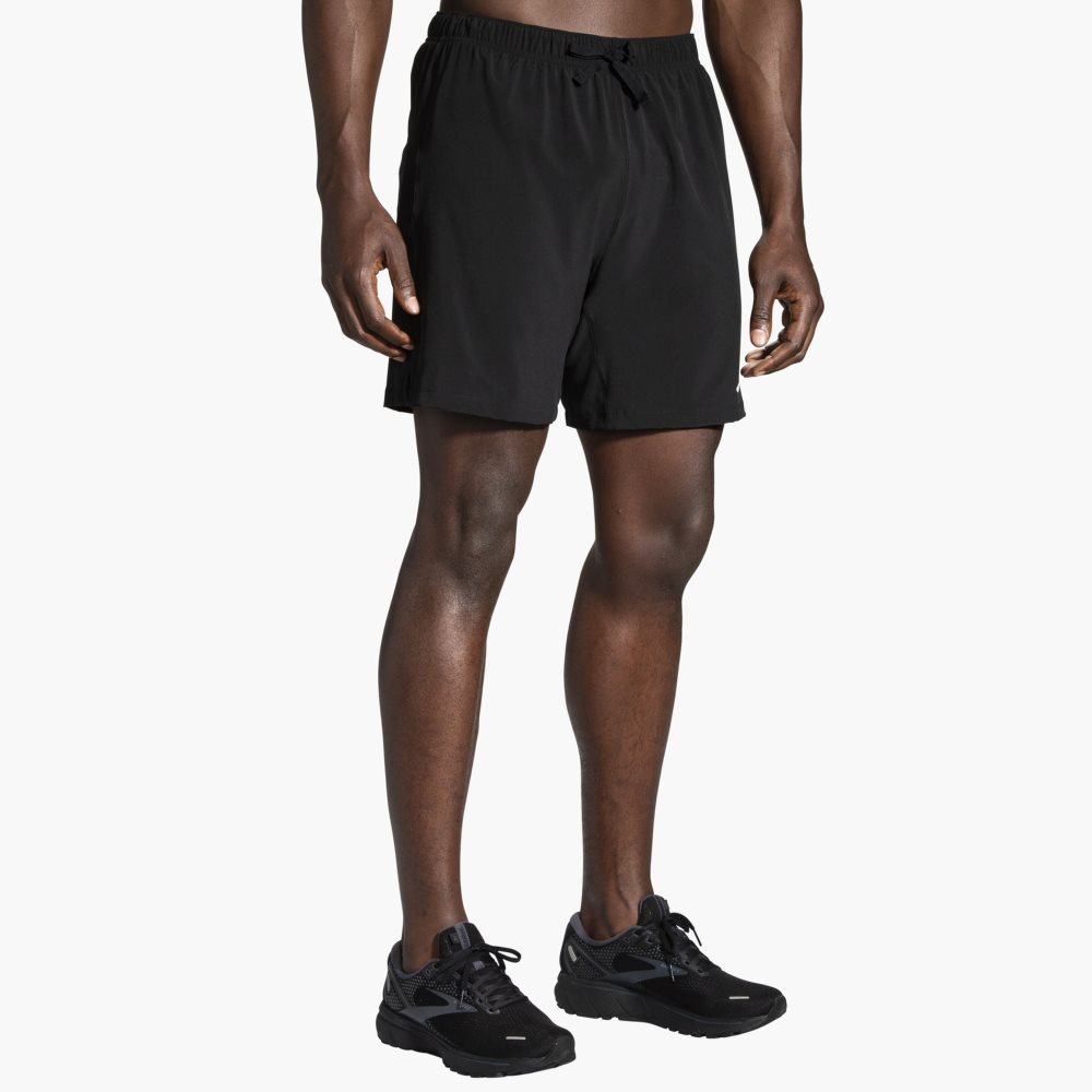 Brooks Moment 7 Short Black | 43PEFCZHW