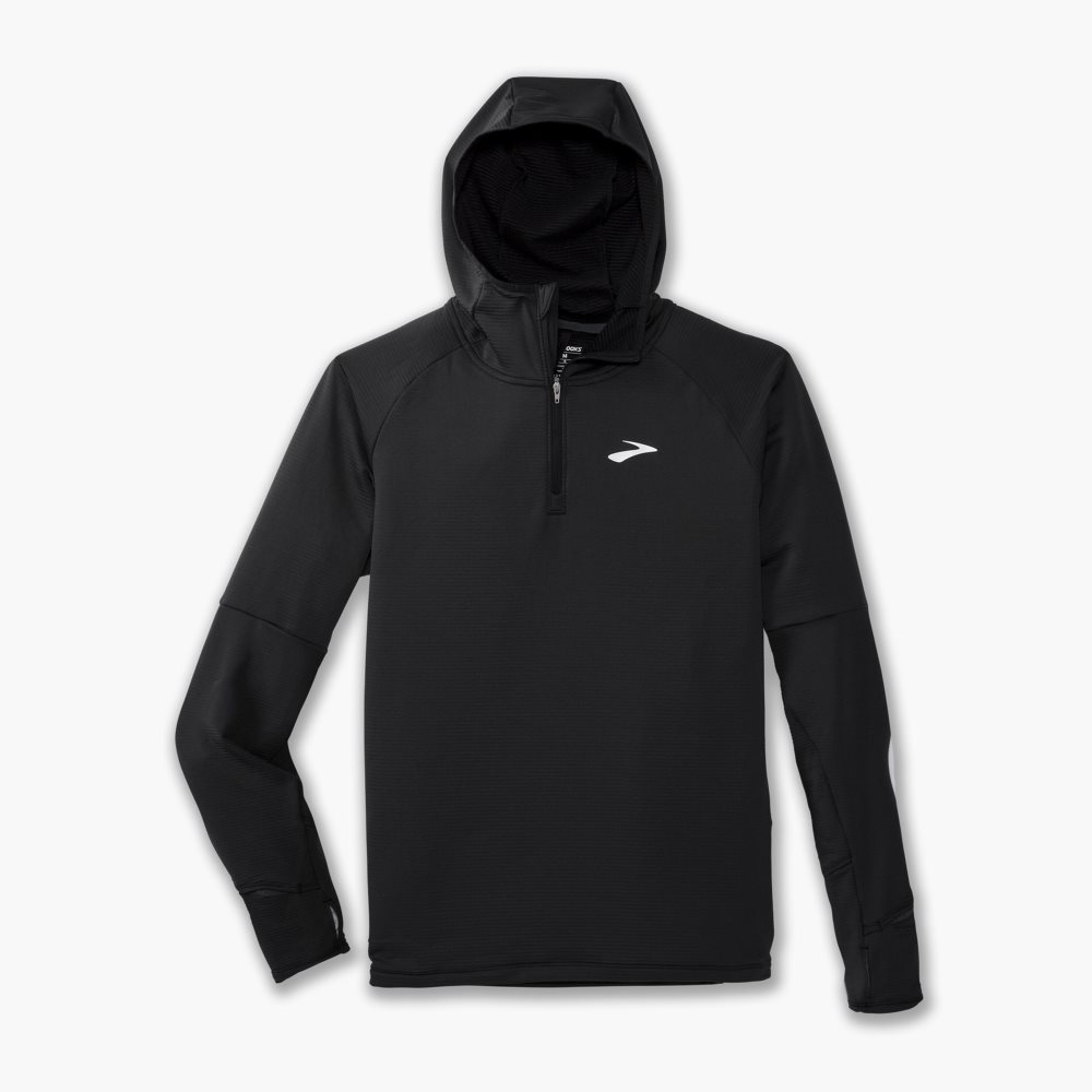 Brooks Notch Thermal Hoodie 2.0 Black | 81SRFBHGD