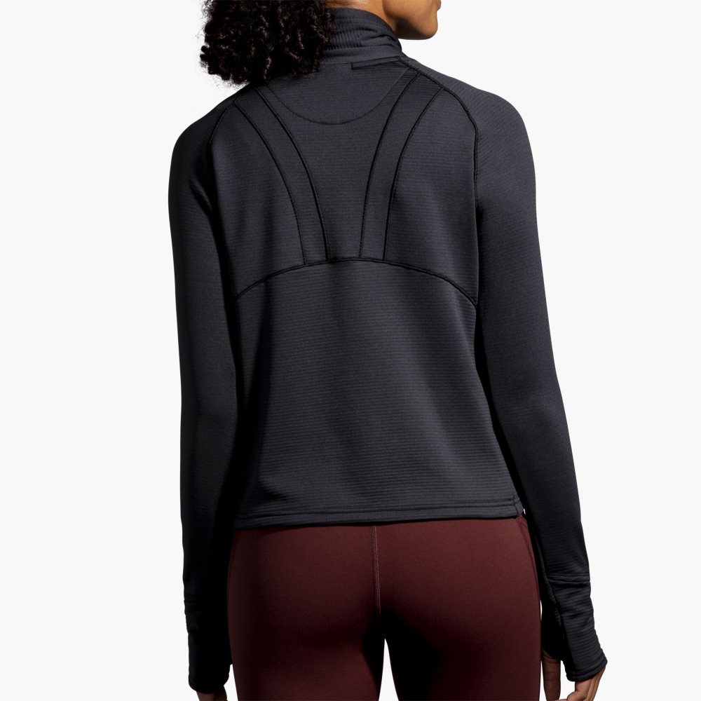 Brooks Notch Thermal Long Sleeve 2.0 Black | 43TXFQHUK