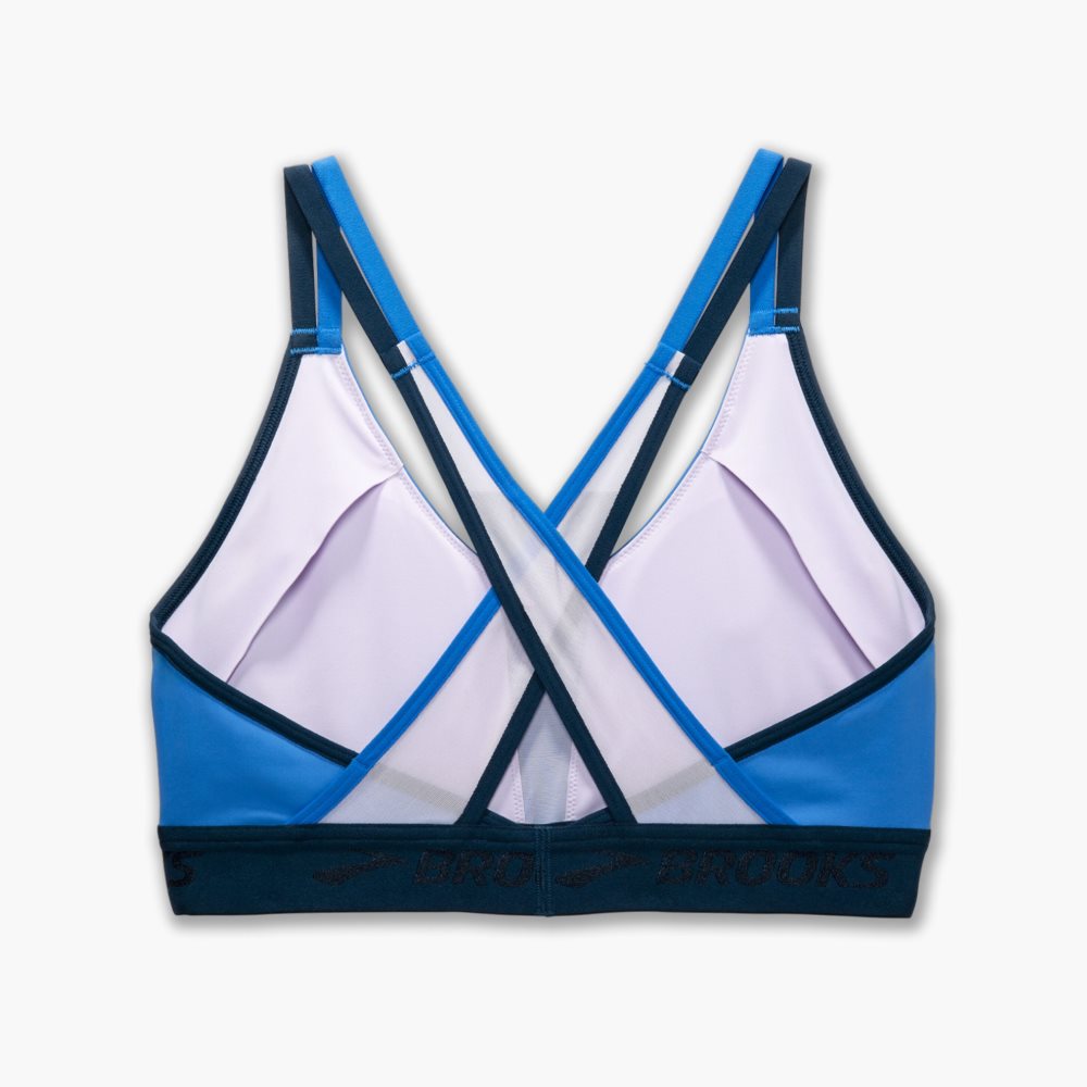 Brooks Plunge 2.0 Sports Bra AZURE Blue | 43HGSDRVP