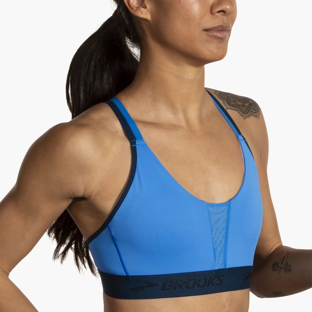 Brooks Plunge 2.0 Sports Bra AZURE Blue | 43HGSDRVP