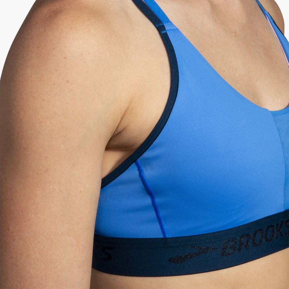 Brooks Plunge 2.0 Sports Bra AZURE Blue | 43HGSDRVP