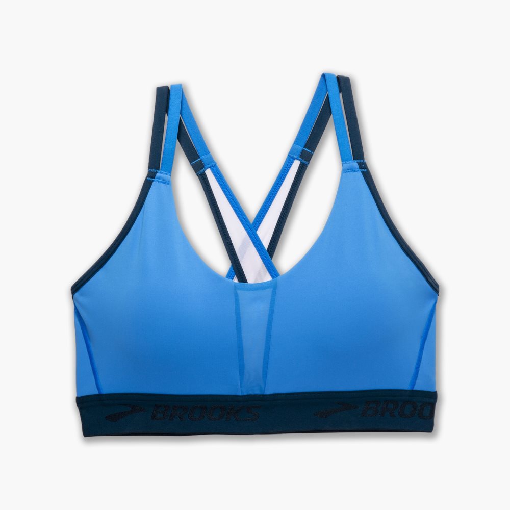 Brooks Plunge 2.0 Sports Bra AZURE Blue | 43HGSDRVP