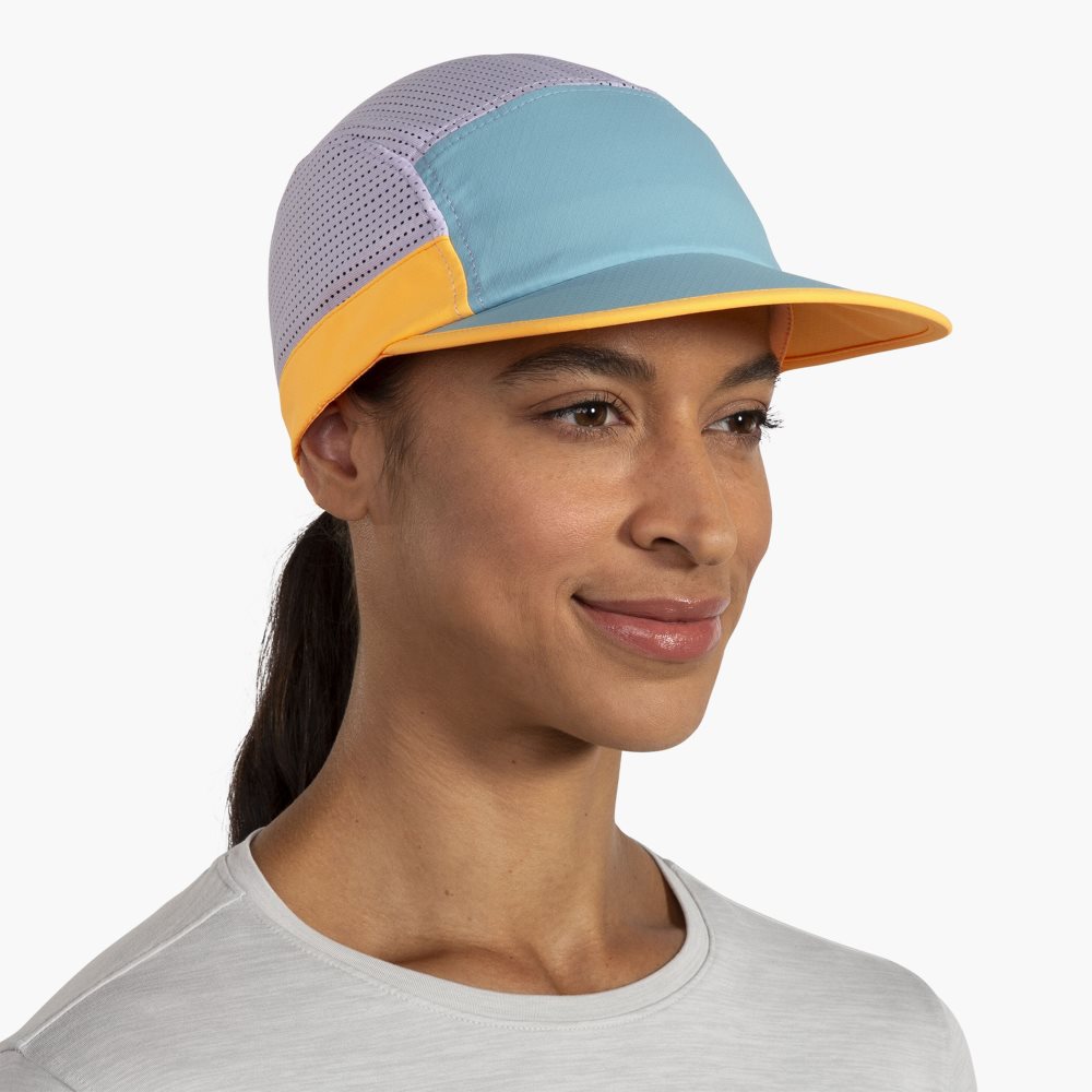 Brooks Propel Mesh Hat Light Turquoise / Light Purple / Orange | 67CKPIJTB