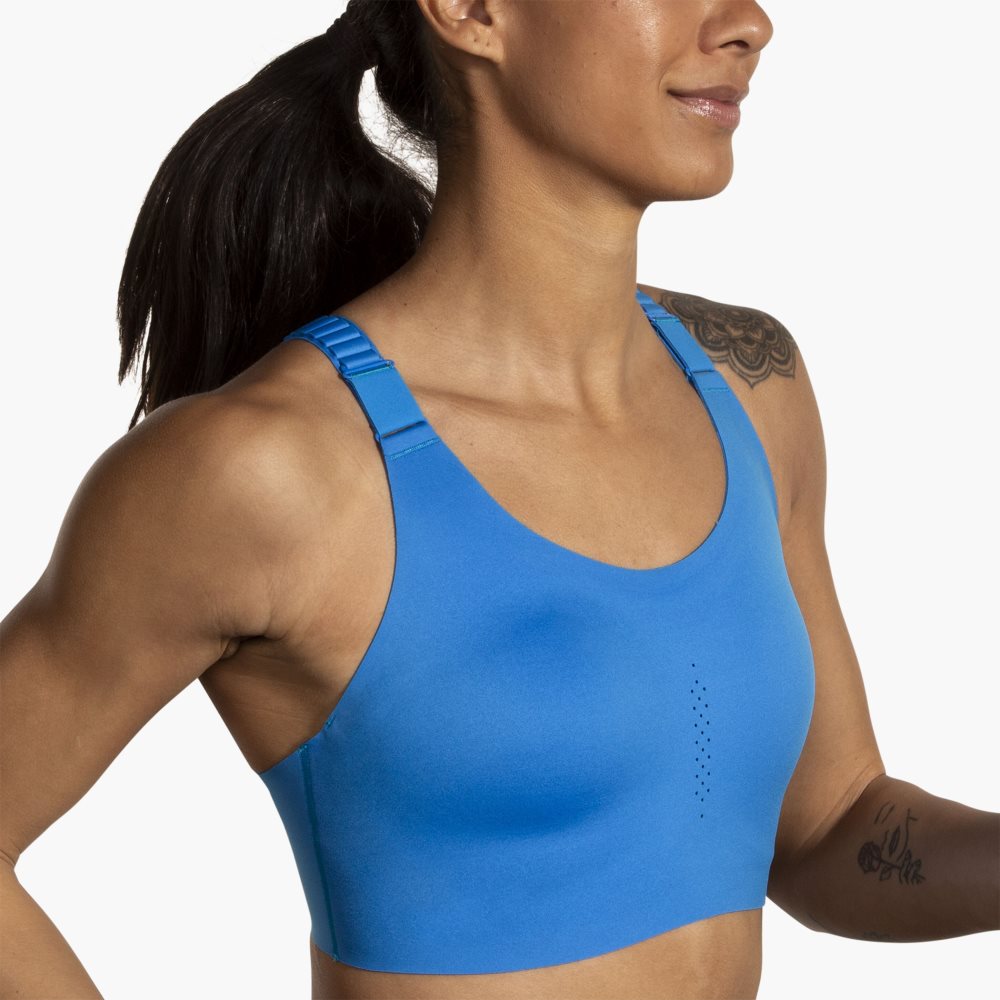 Brooks Racerback 2.0 Sports Bra AZURE Blue | 70KWDLABX