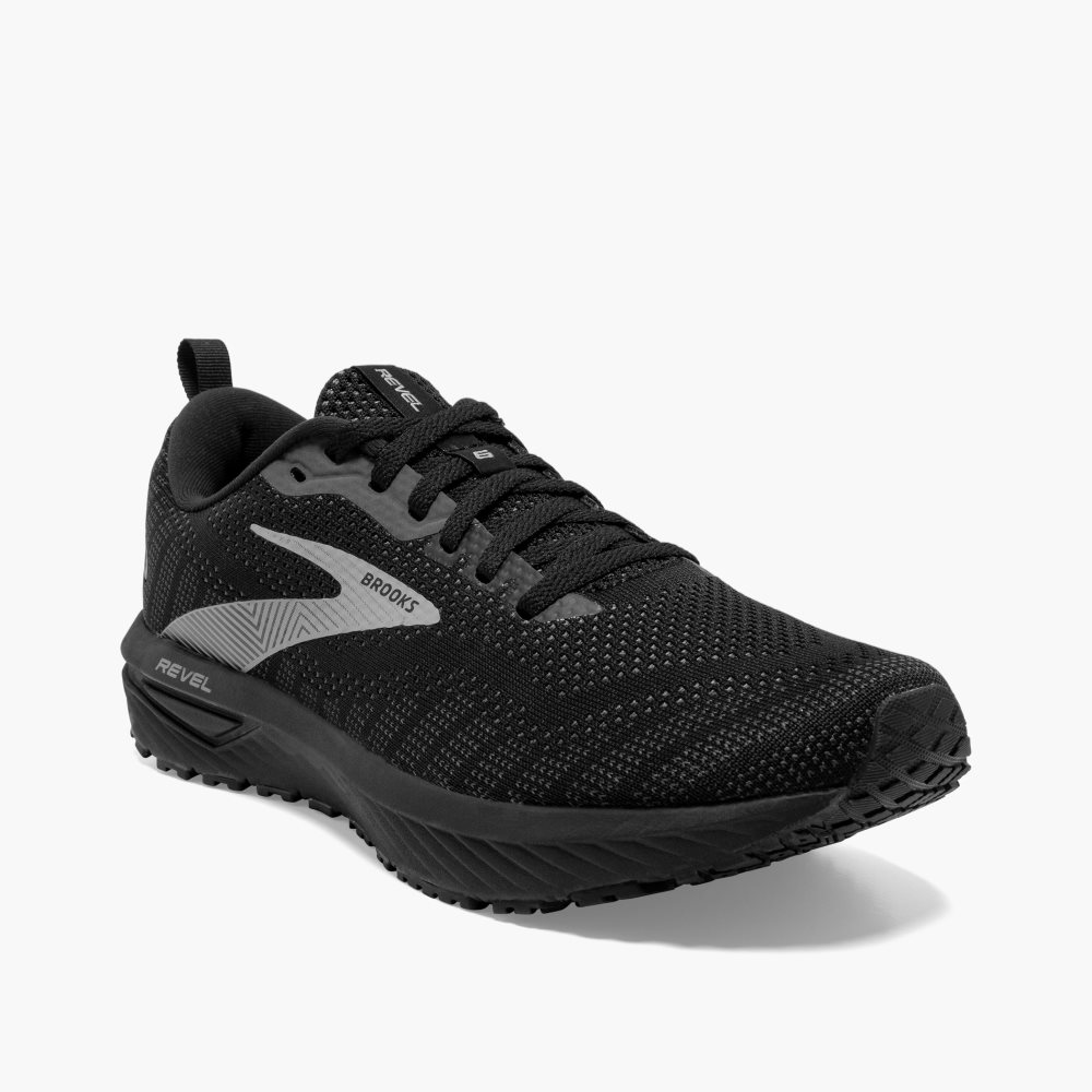 Brooks Revel 6 Black / Grey | 83AFJHVUI