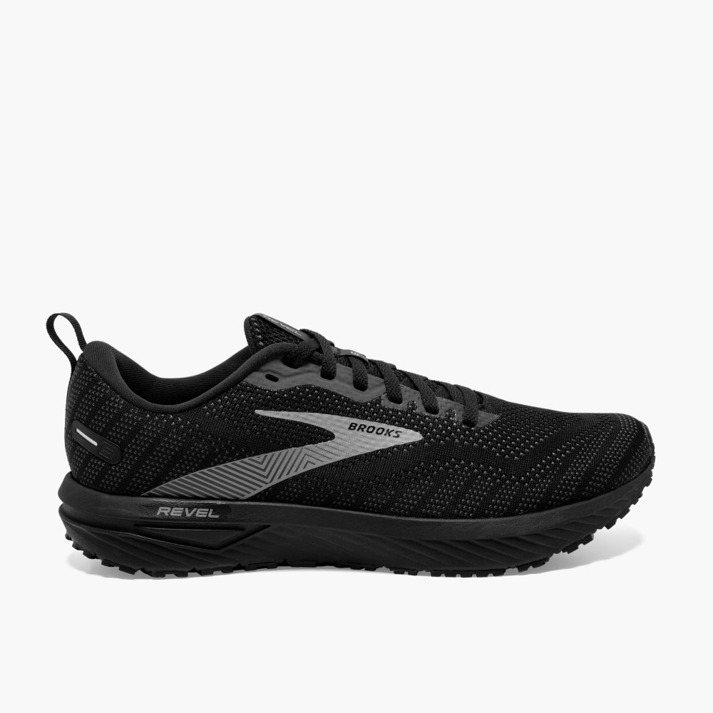 Brooks Revel 6 Black / Grey | 83AFJHVUI