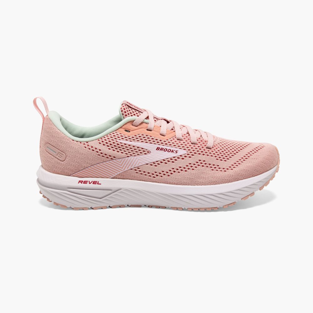 Brooks Revel 6 Coral / Pink | 40XEKZOCV