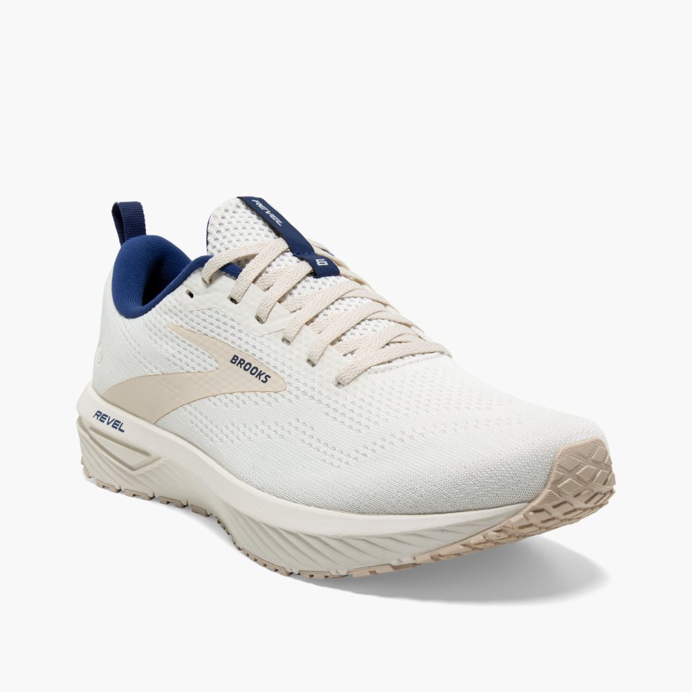 Brooks Revel 6 White / Blue | 73KSORQUE