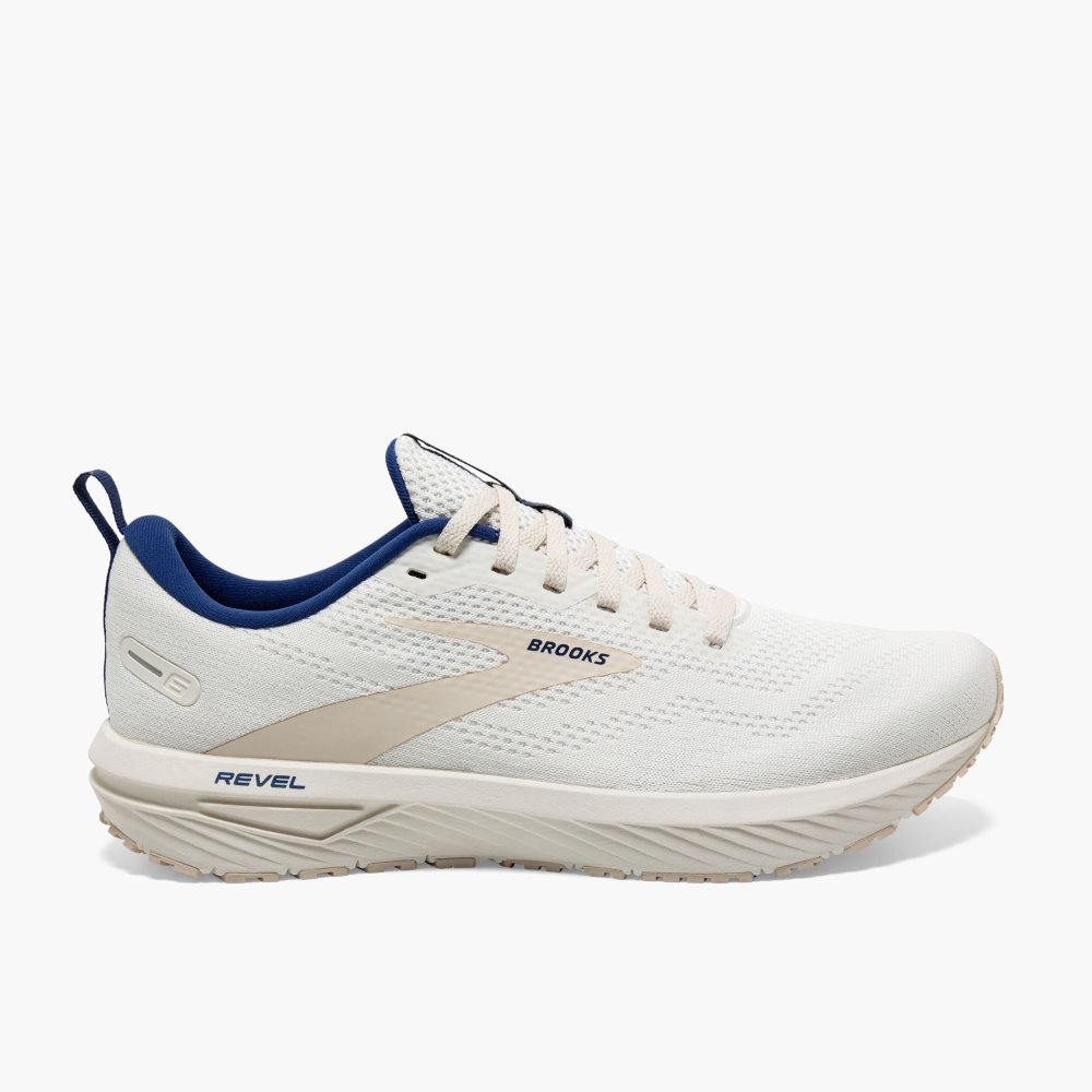 Brooks Revel 6 White / Blue | 89GQESXFP