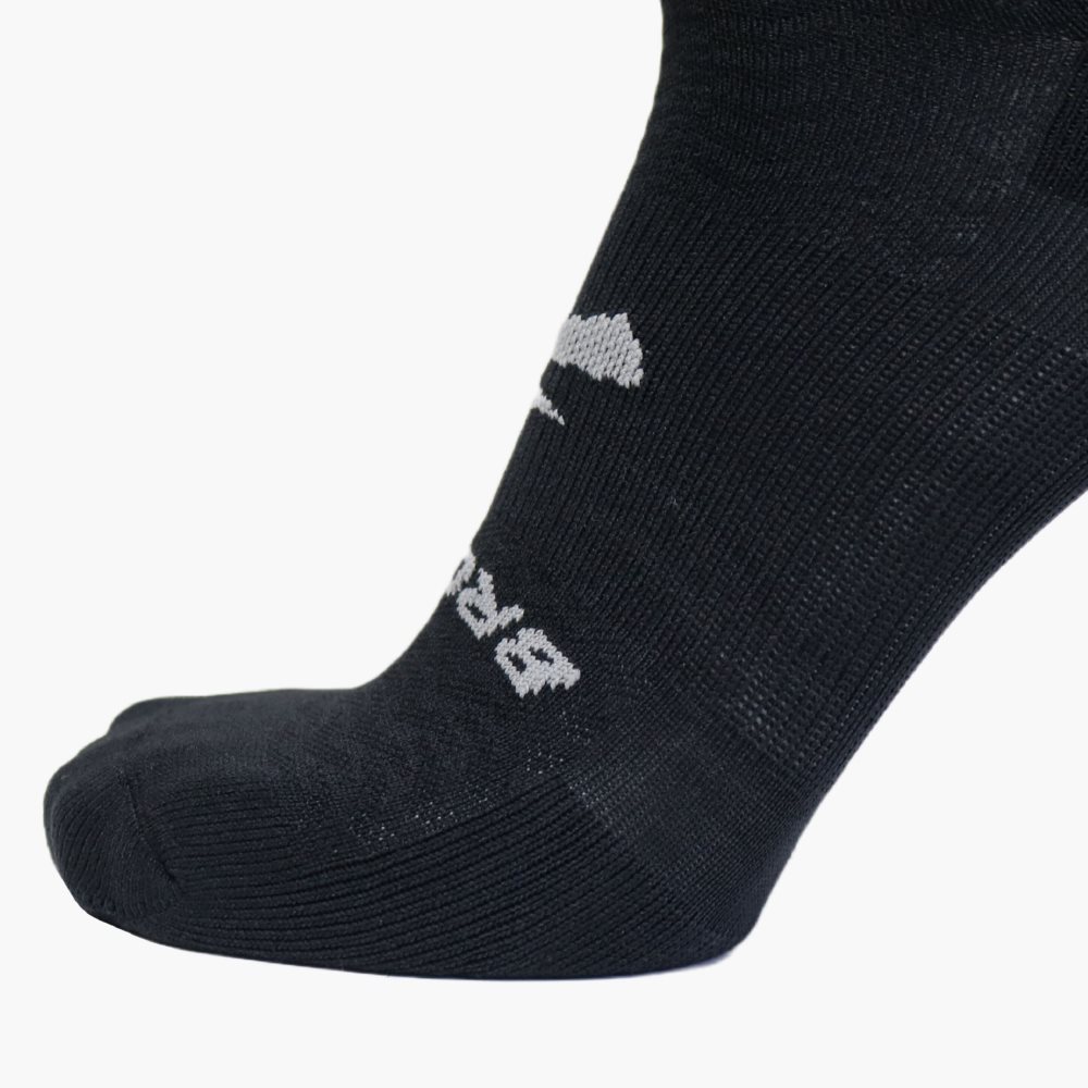 Brooks Run-In No Show 3-Pack Black | 64OFSYGXR