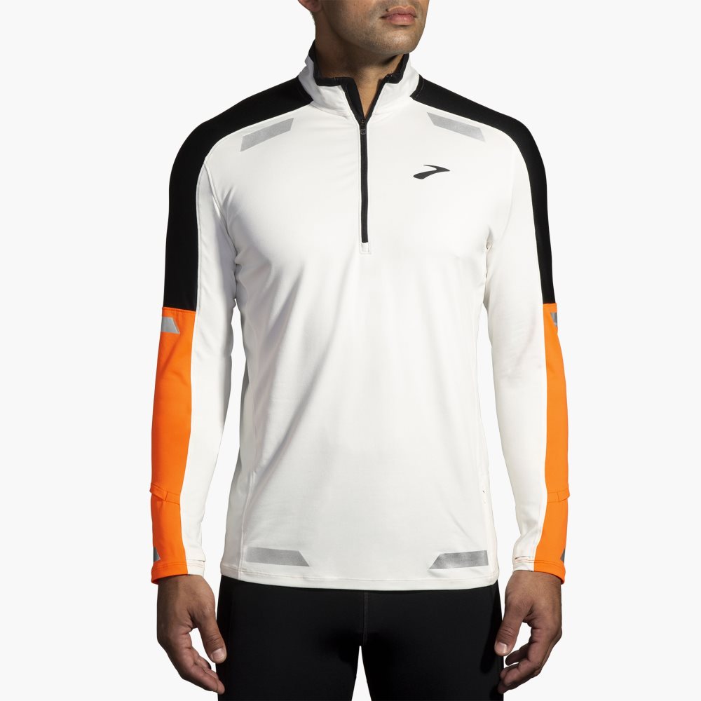 Brooks Run Visible 1/2 Zip 2.0 Black | 54SRZFHKJ