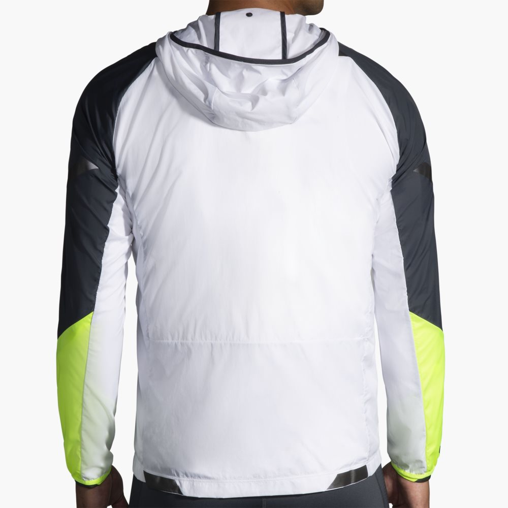 Brooks Run Visible Convertible Jacket White | 45HEABYGT