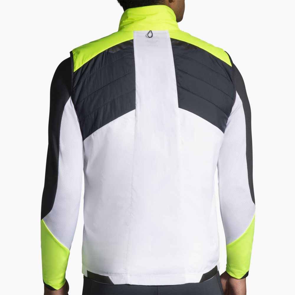 Brooks Run Visible Insulated Vest White | 17XEAJOLS