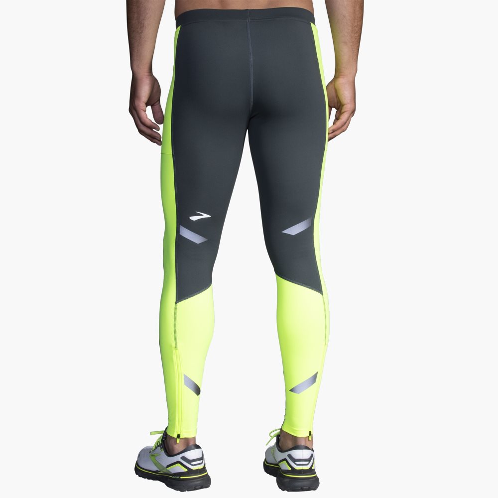 Brooks Run Visible Thermal Tight Asphalt/Nightlife | 76JBCMHGX