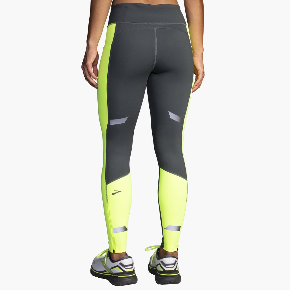 Brooks Run Visible Thermal Tight Asphalt/Nightlife | 78ZMGHQVR