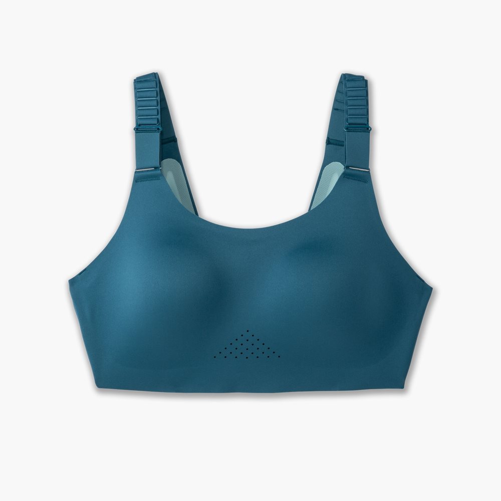 Brooks Scoopback 2.0 Sports Bra Blue / Light Turquoise | 96IPTKZSR