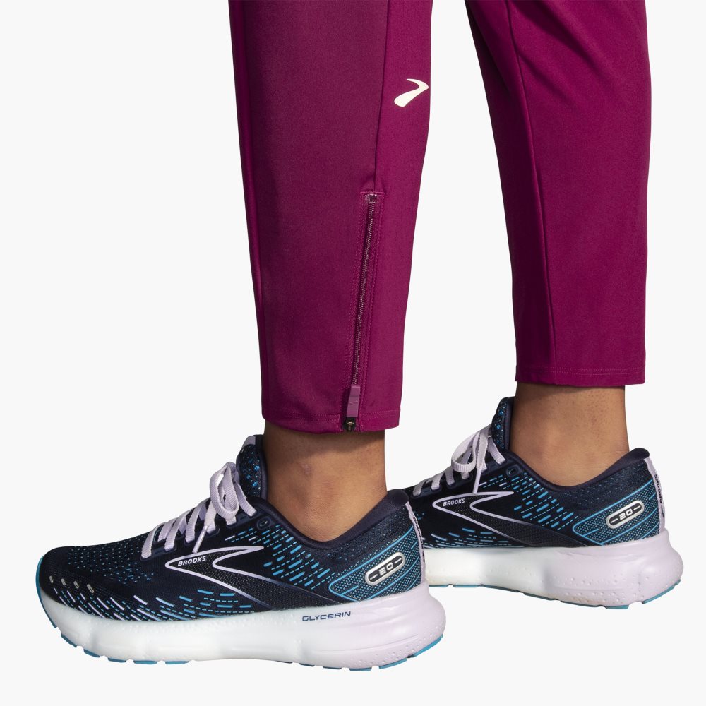 Brooks Shakeout Pant Dark Purple | 86BLIUVJY