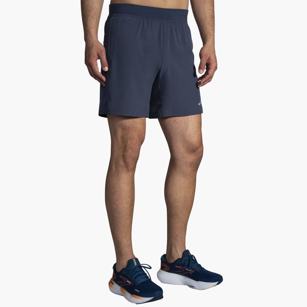 Brooks Sherpa 7 Short Blue | 34QJBYZLO