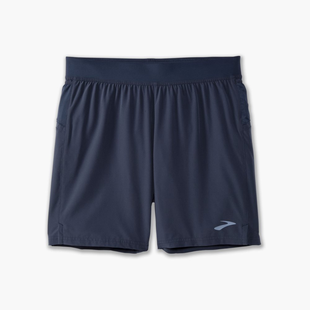 Brooks Sherpa 7 Short Blue | 34QJBYZLO