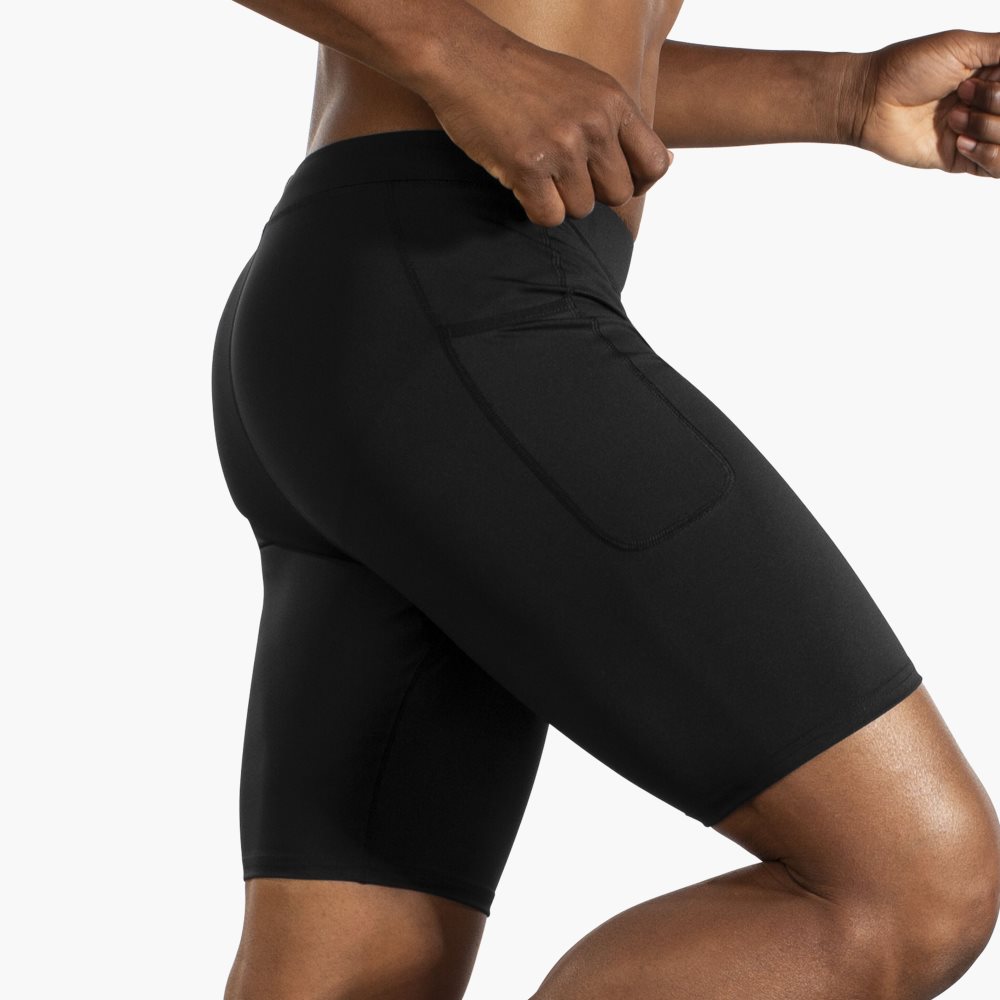 Brooks Source 9 Short Tight Black | 38FBVCOAI