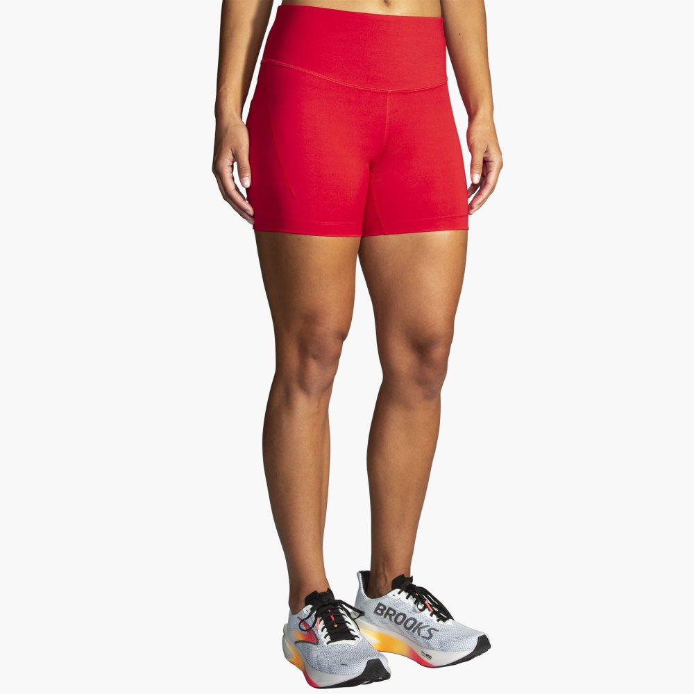 Brooks Spark 5 Short Tight Salsa | 59GTDHNBQ