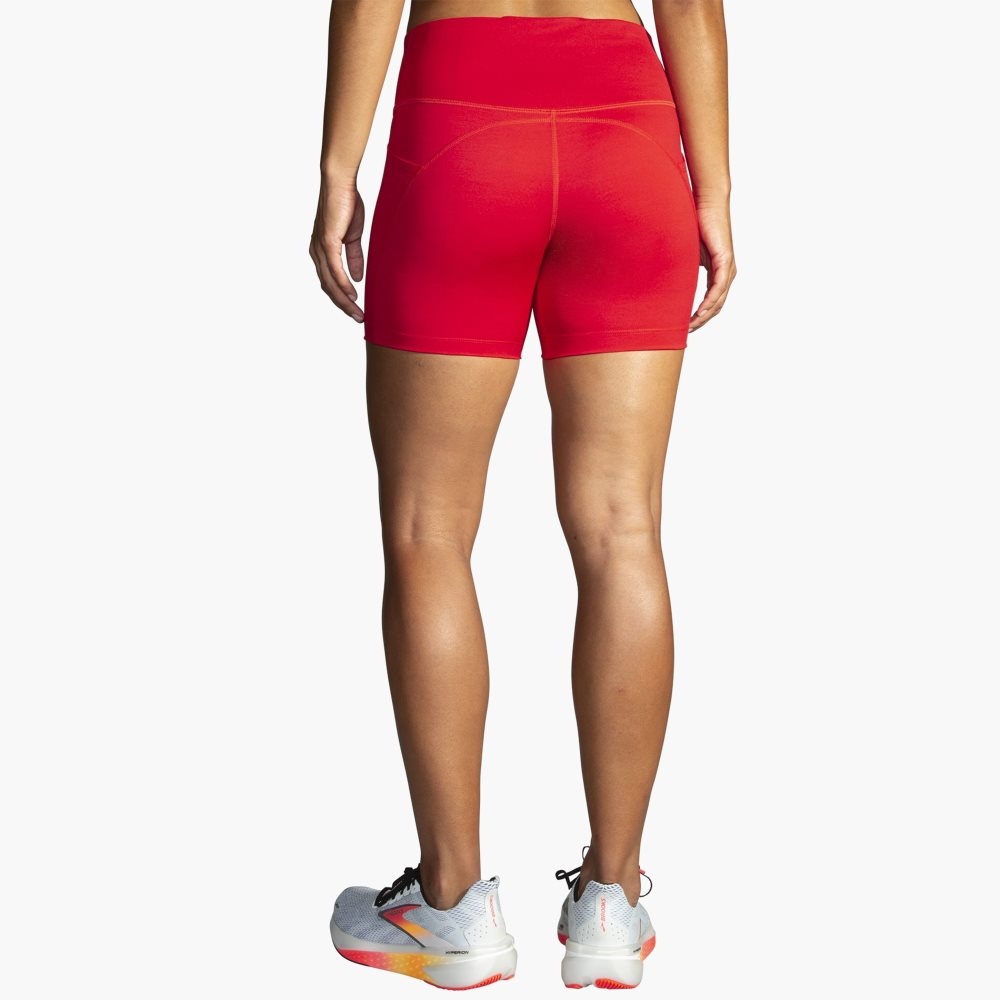 Brooks Spark 5 Short Tight Salsa | 59GTDHNBQ