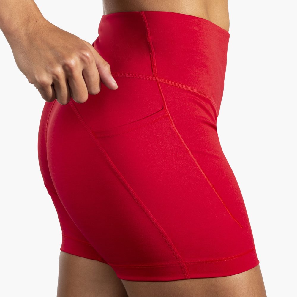 Brooks Spark 5 Short Tight Salsa | 59GTDHNBQ