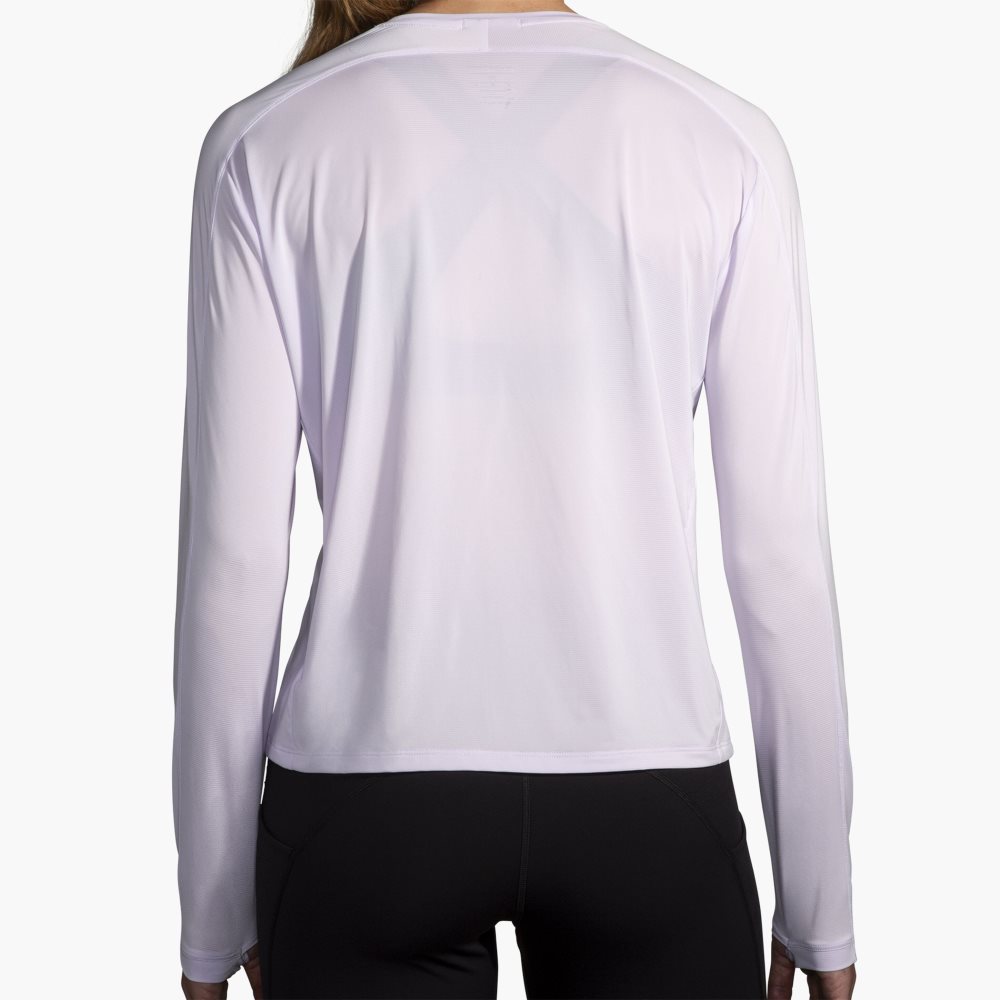 Brooks Sprint Free Long Sleeve 2.0 Light Purple | 07KVLUROW