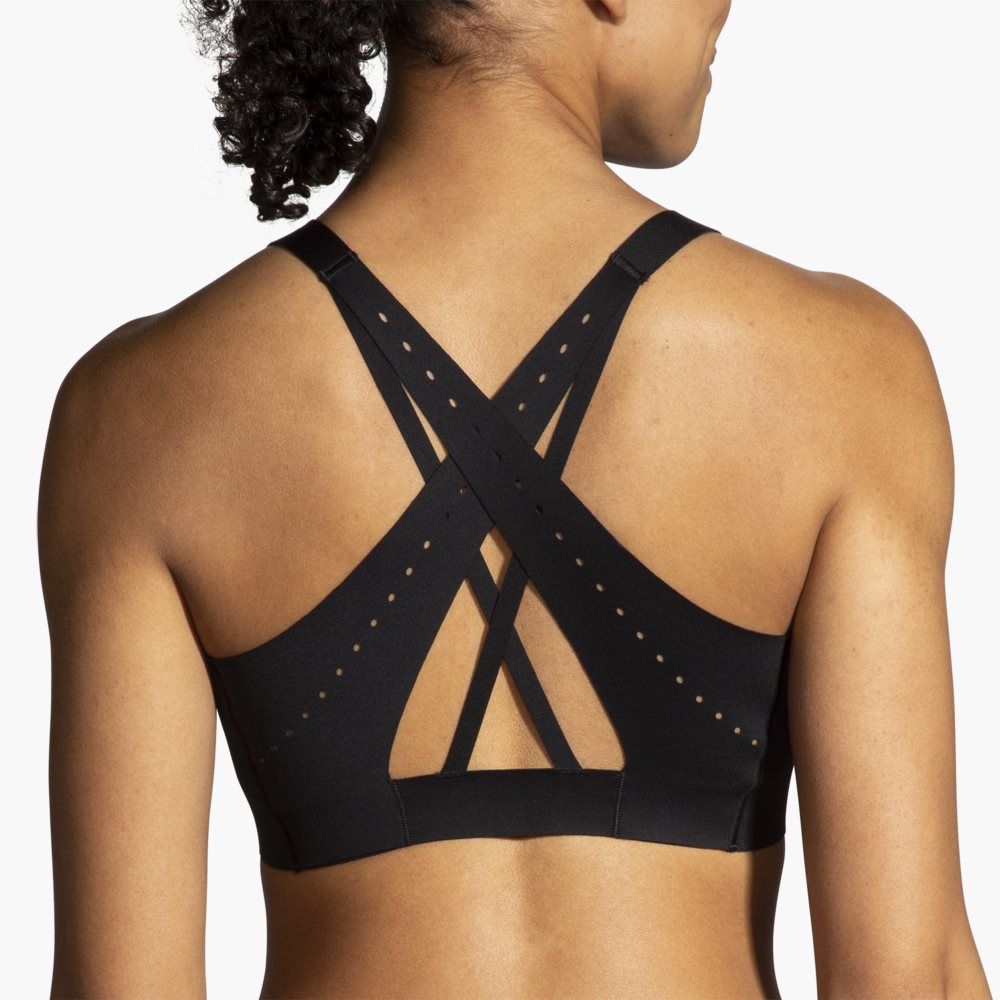 Brooks Strappy 2.0 Sports Bra Black | 35QLPRADJ