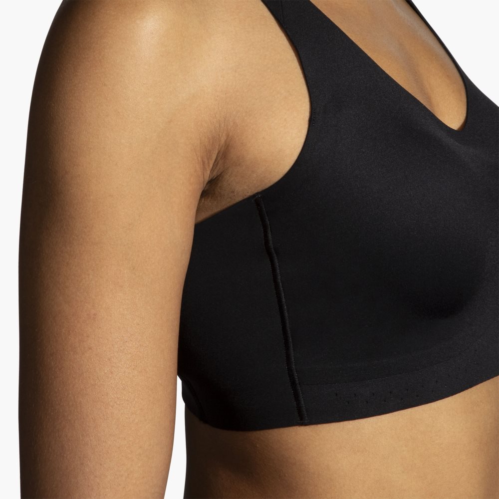 Brooks Strappy 2.0 Sports Bra Black | 35QLPRADJ