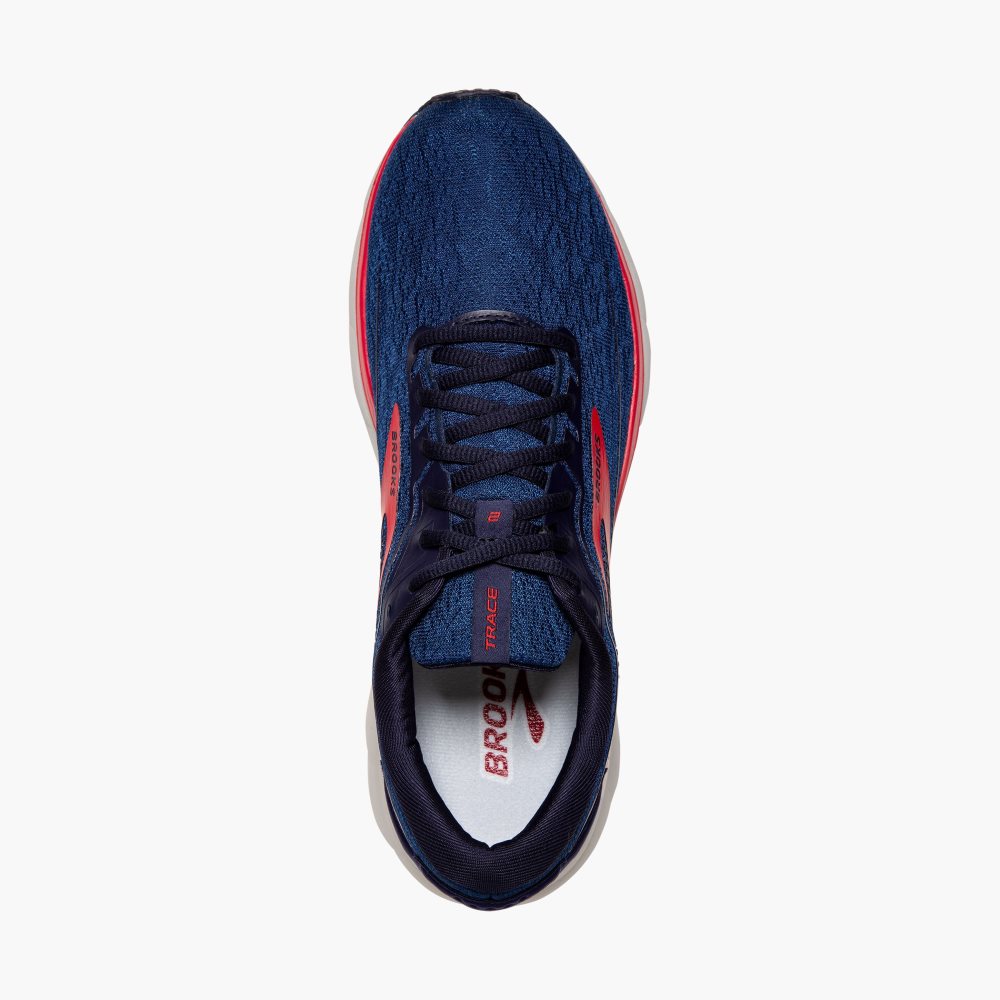 Brooks Trace 2 Navy / Grey / Red | 91VZXCGHT