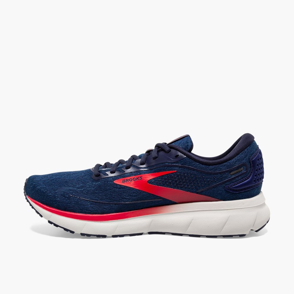 Brooks Trace 2 Navy / Grey / Red | 91VZXCGHT