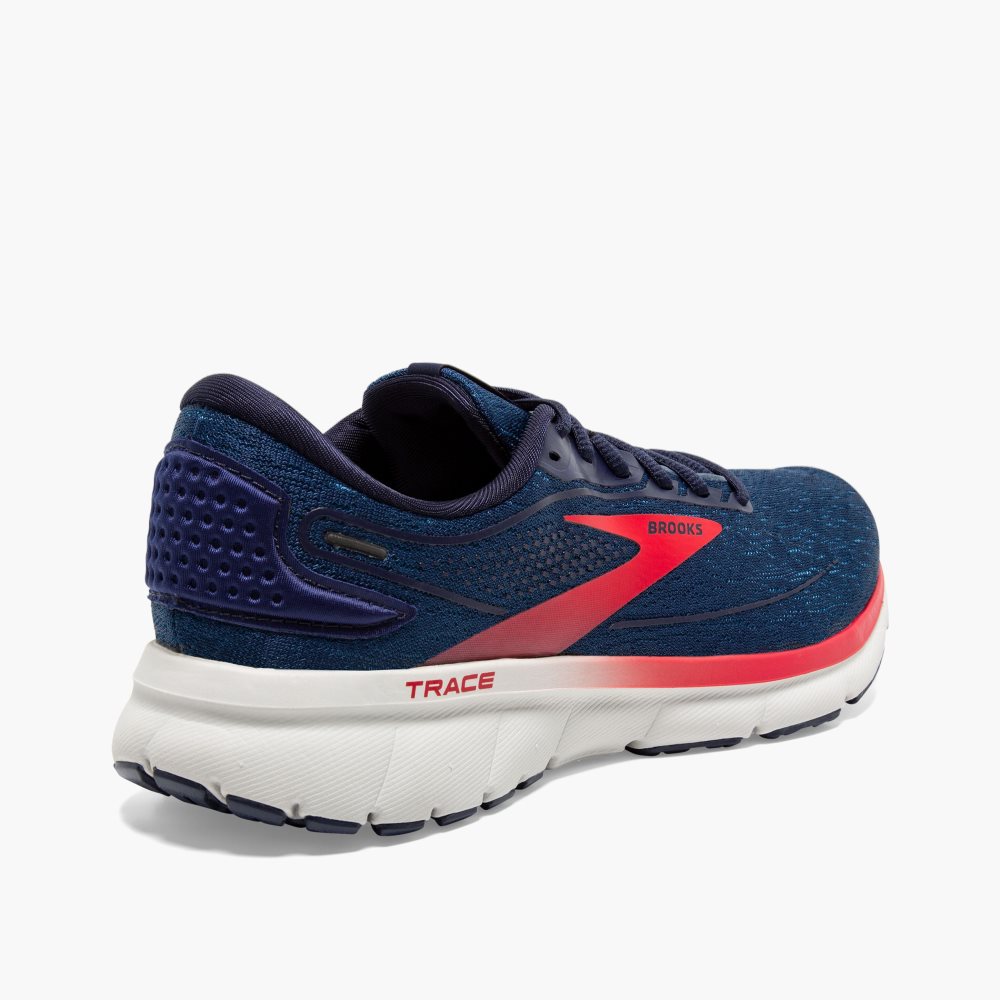 Brooks Trace 2 Navy / Grey / Red | 91VZXCGHT