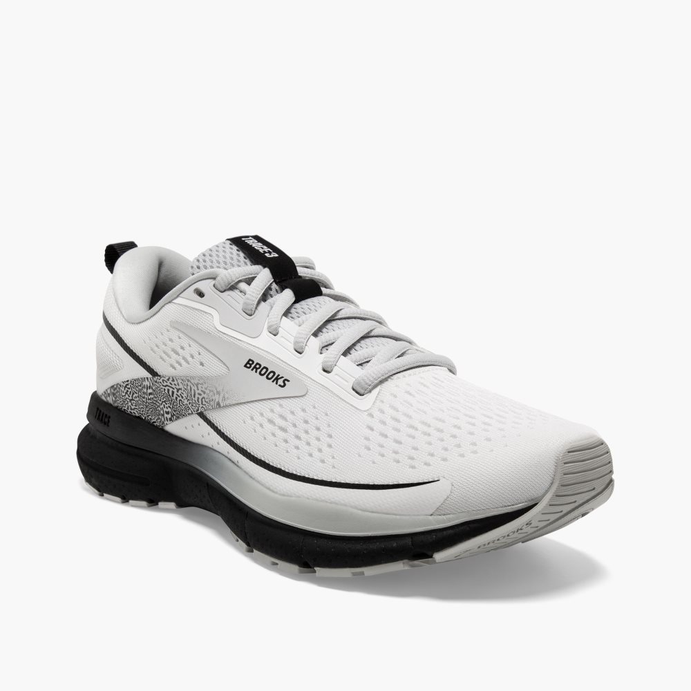 Brooks Trace 3 White / Black | 46SDGPLEK